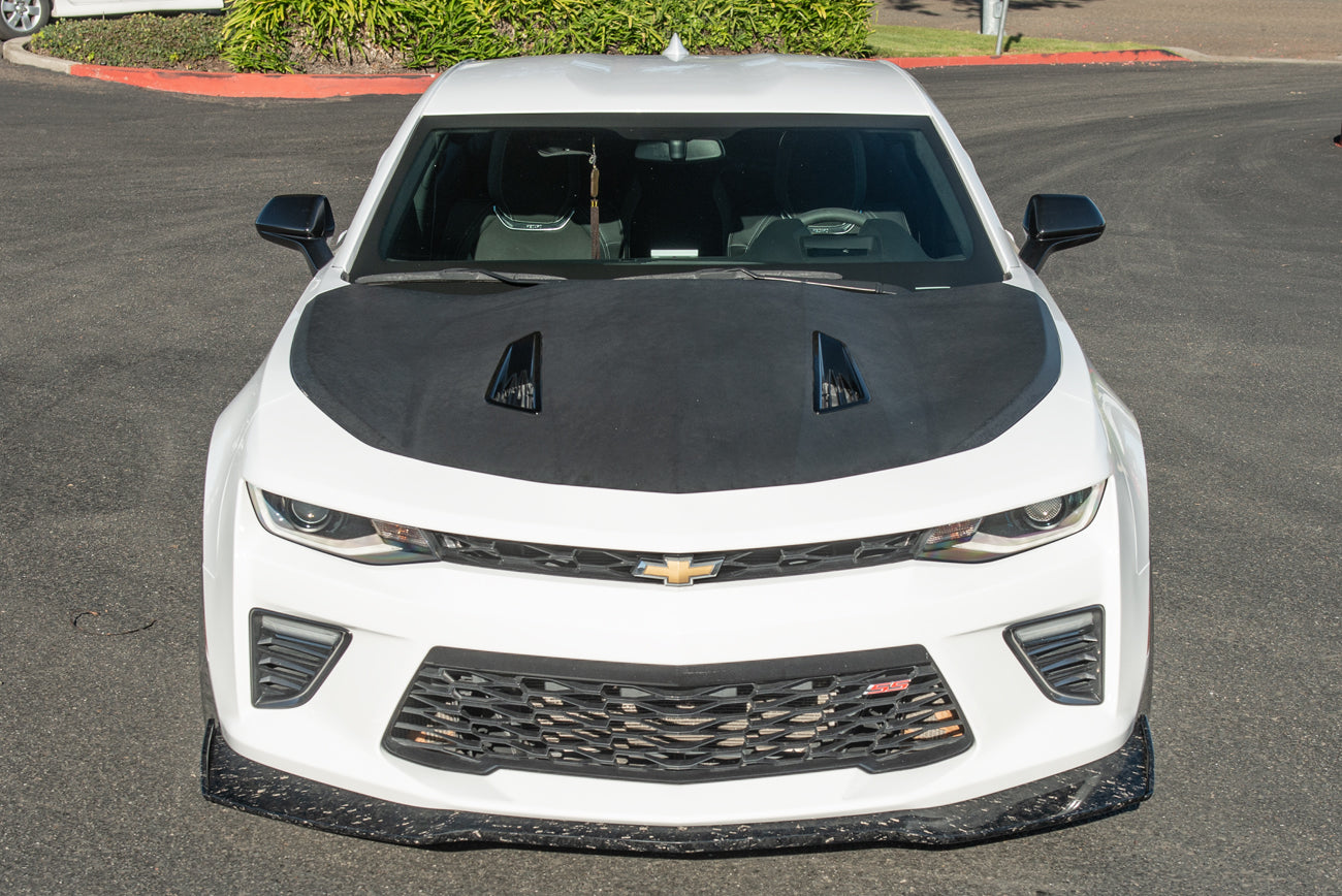 2016+ Camaro SS ZL1 1LE Style FORGED CARBON FIBER Front Bumper Lip Splitter Ground Effects