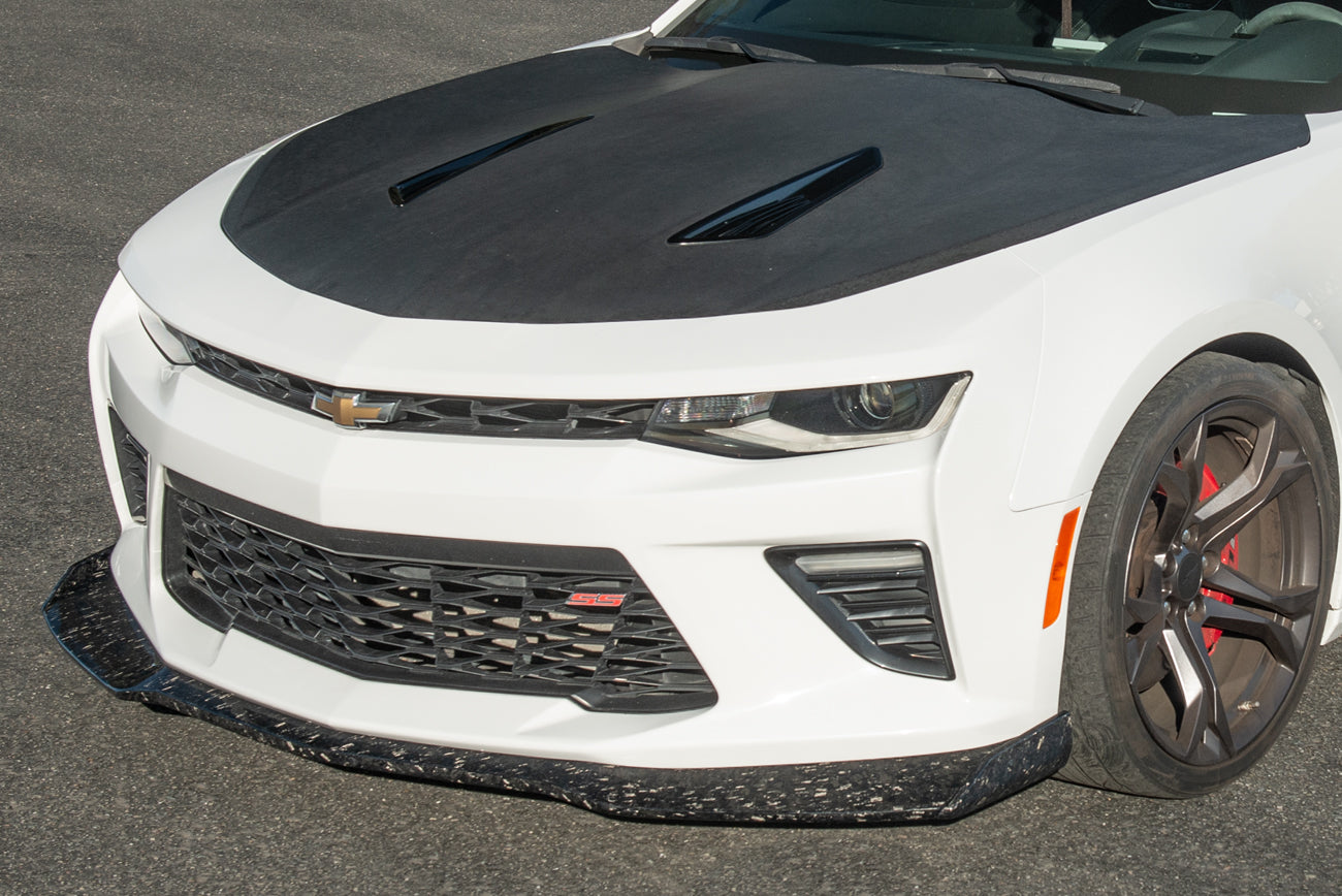 2016+ Camaro SS ZL1 1LE Style FORGED CARBON FIBER Front Bumper Lip Splitter Ground Effects