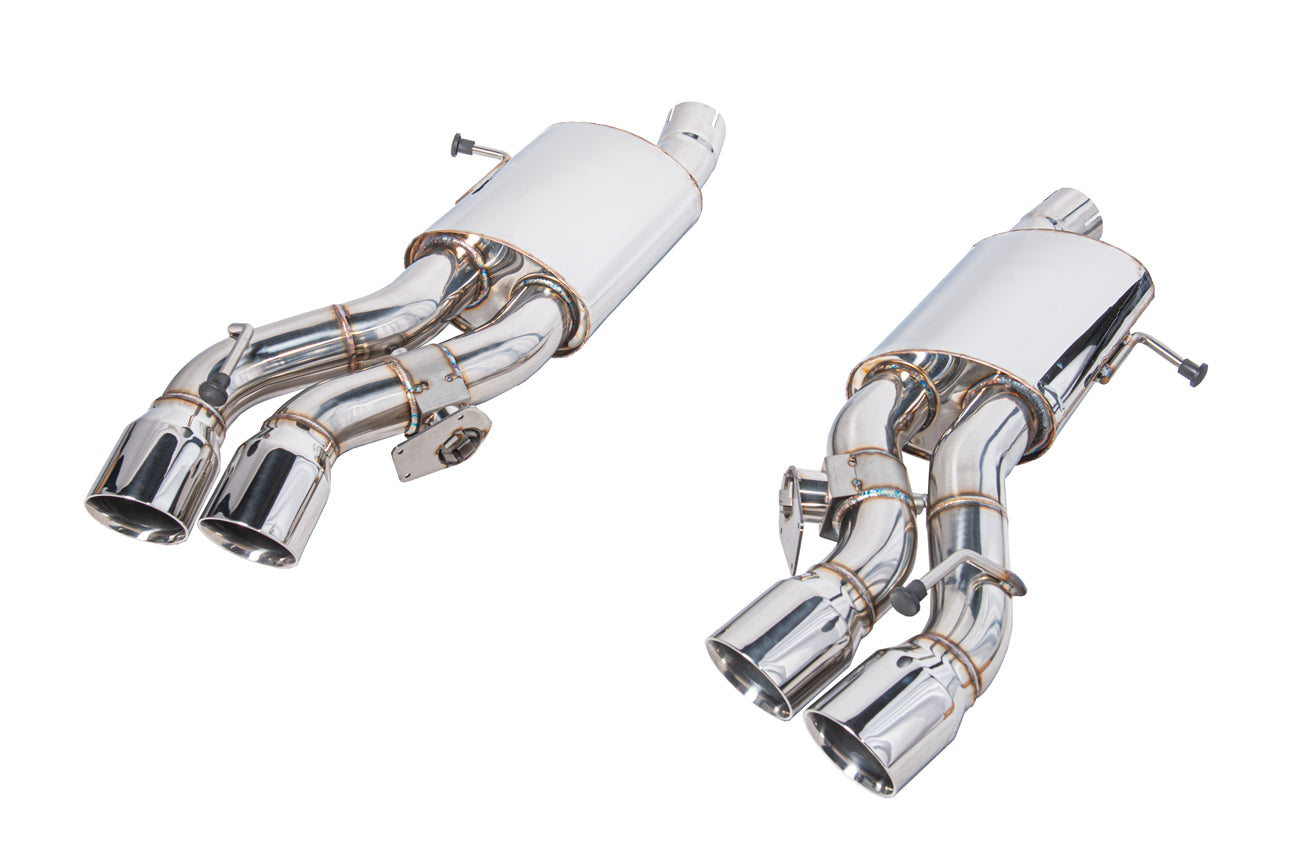 2016+ Cadillac CTS-V V3 Sedan | NPP Valved Axle Back Quad Tips Exhaust