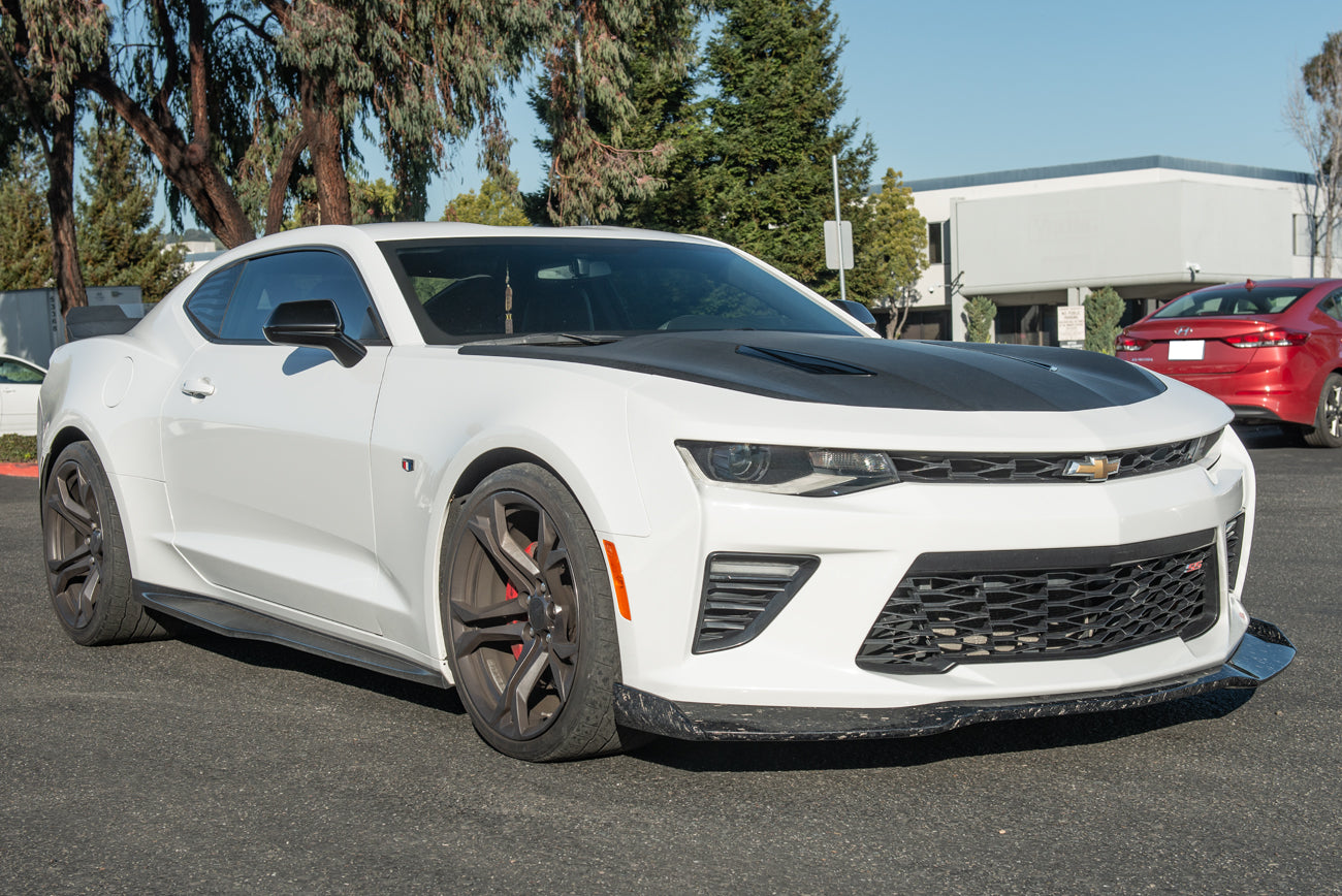 2016+ Camaro SS ZL1 1LE Style FORGED CARBON FIBER Front Bumper Lip Splitter Ground Effects