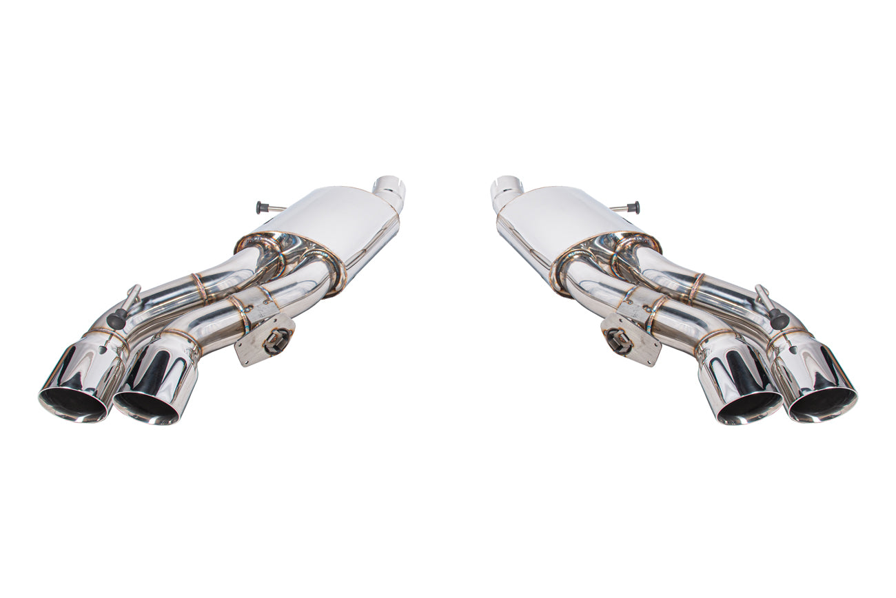 2016+ Cadillac CTS-V V3 Sedan | NPP Valved Axle Back Quad Tips Exhaust