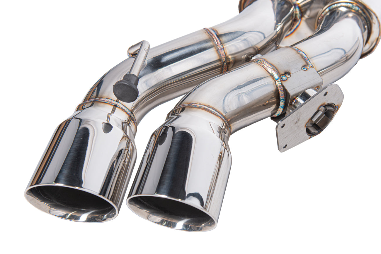 2016+ Cadillac CTS-V V3 Sedan | NPP Valved Axle Back Quad Tips Exhaust