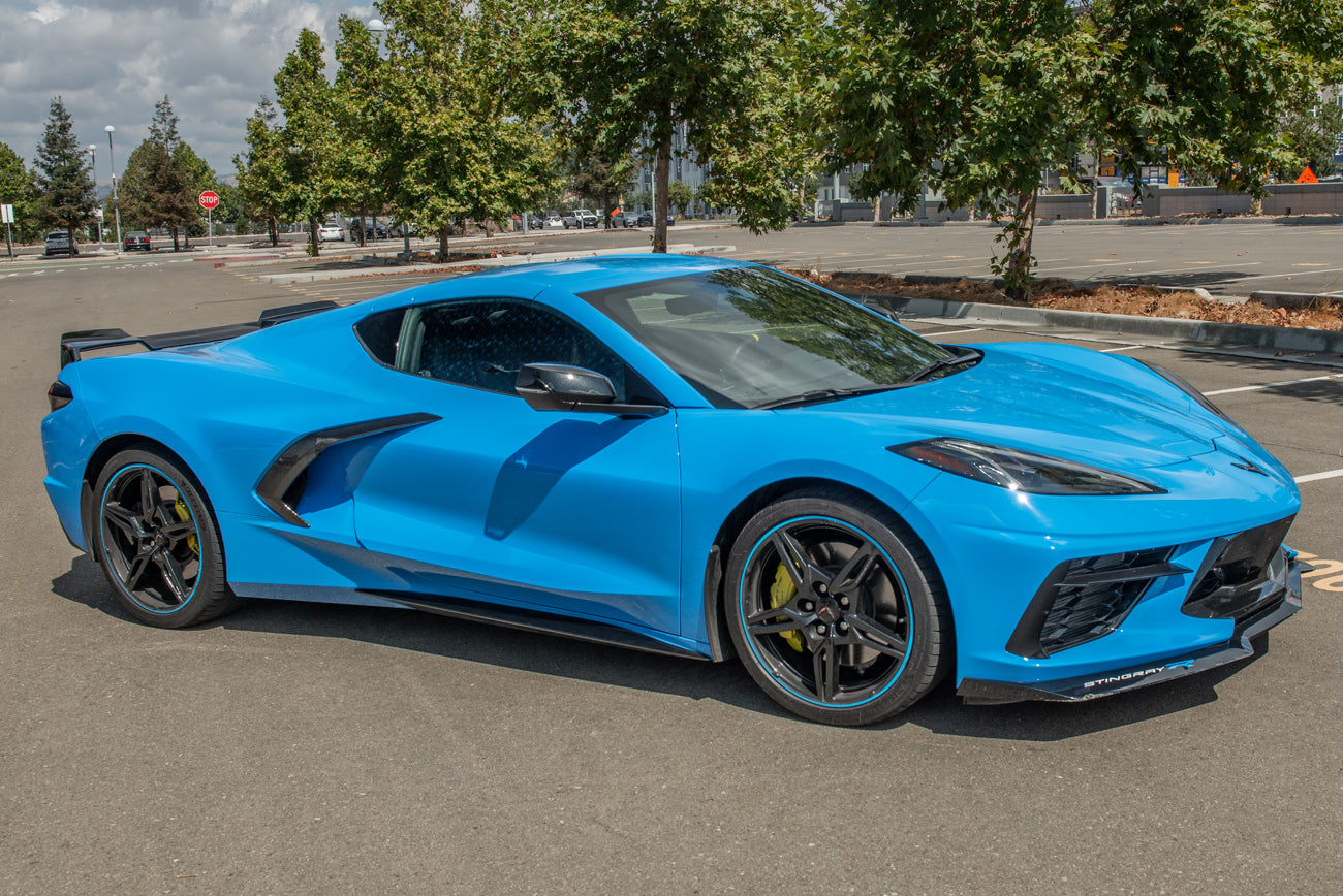 2020+ Corvette C8 CARBON FIBER Replacement Side Fender Vent Door Handle Pair