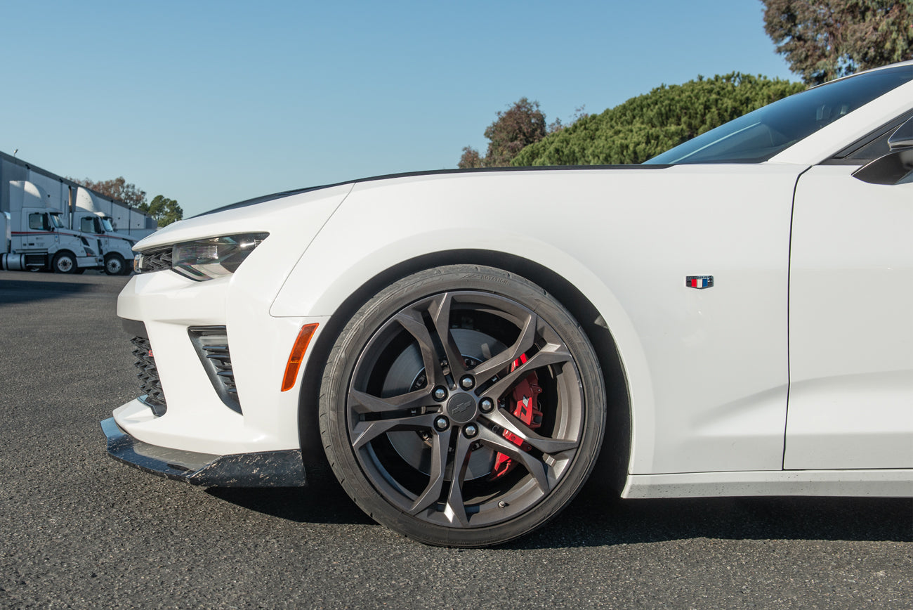 2016+ Camaro SS ZL1 1LE Style FORGED CARBON FIBER Front Bumper Lip Splitter Ground Effects