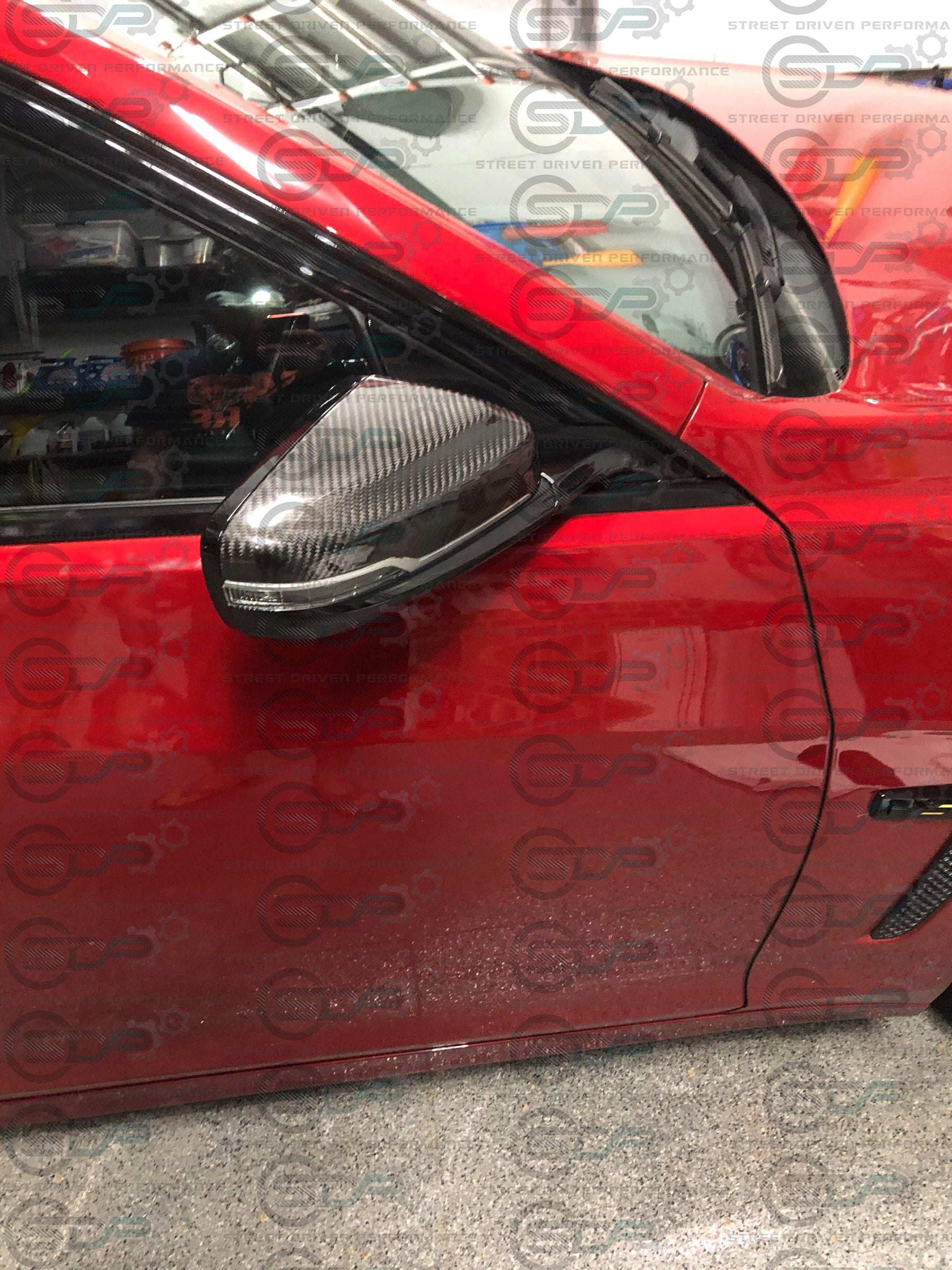 2016-2019 Cadillac CTS/ CTS-V V3 | Carbon Fiber Side Mirror Covers Replacement - All Models