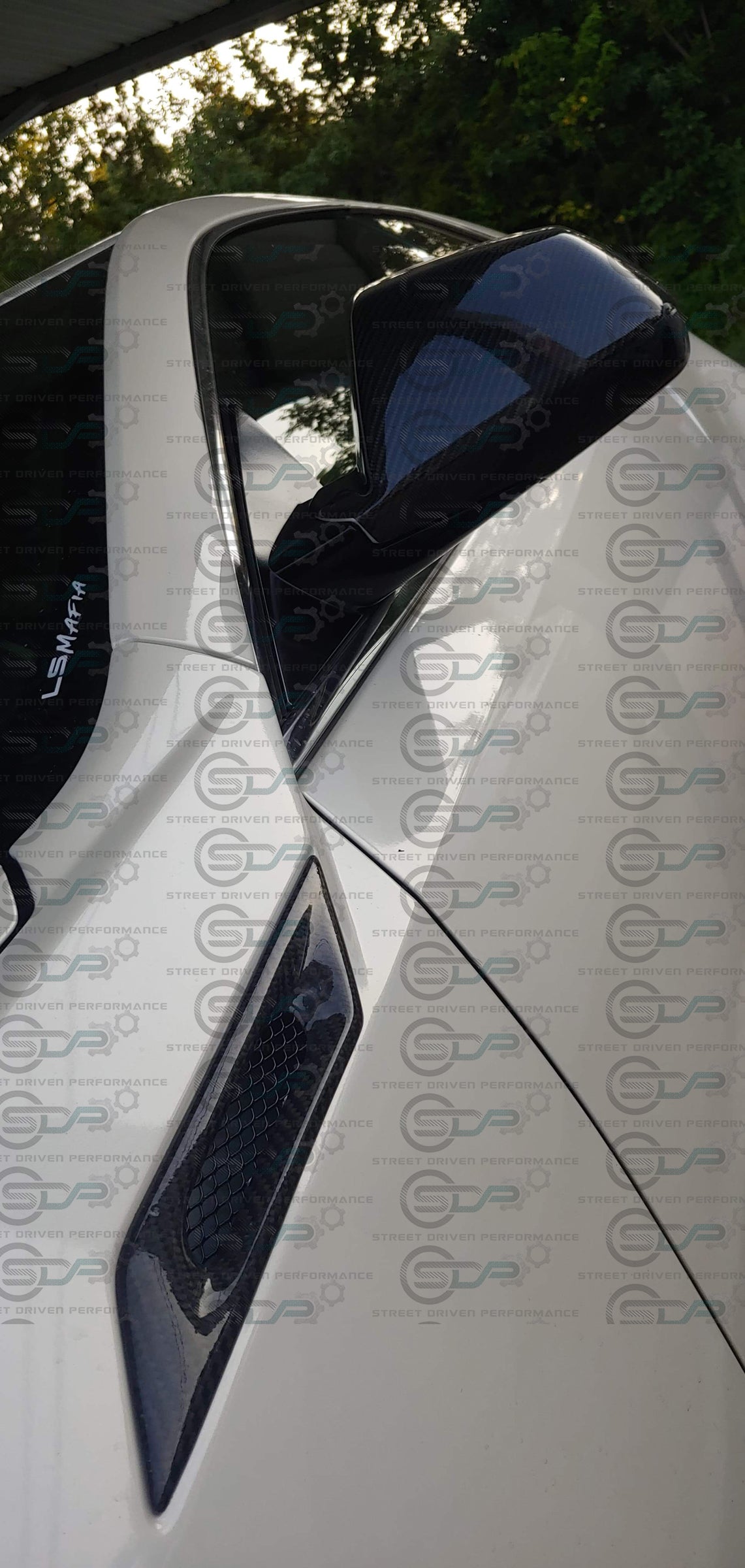 2009-2015 Cadillac CTS-V V2 | Carbon Fiber Side Mirror Cap Covers (Pair)
