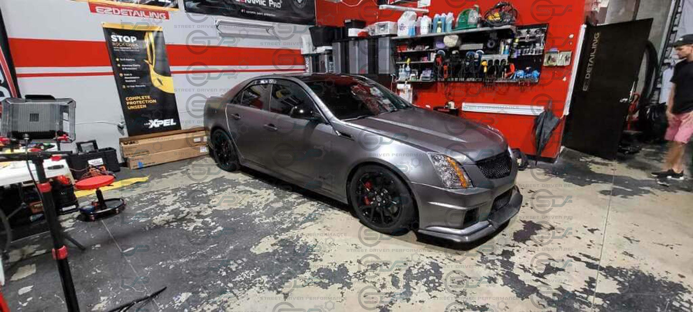 2009-2015 CTS-V V2 - Carbon Fiber "V3 style" front lip splitter ground effects