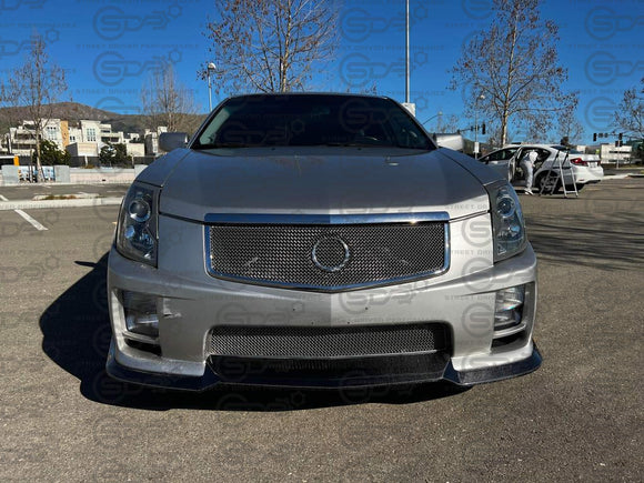 2003-2008 Cadillac CTS-V V1 | SDP Performance Style CARBON FIBER Front Bumper Lower Lip Splitter Ground Effects
