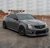 CTS-V V2 - Carbon Fiber "V3 style" front splitter ground effects