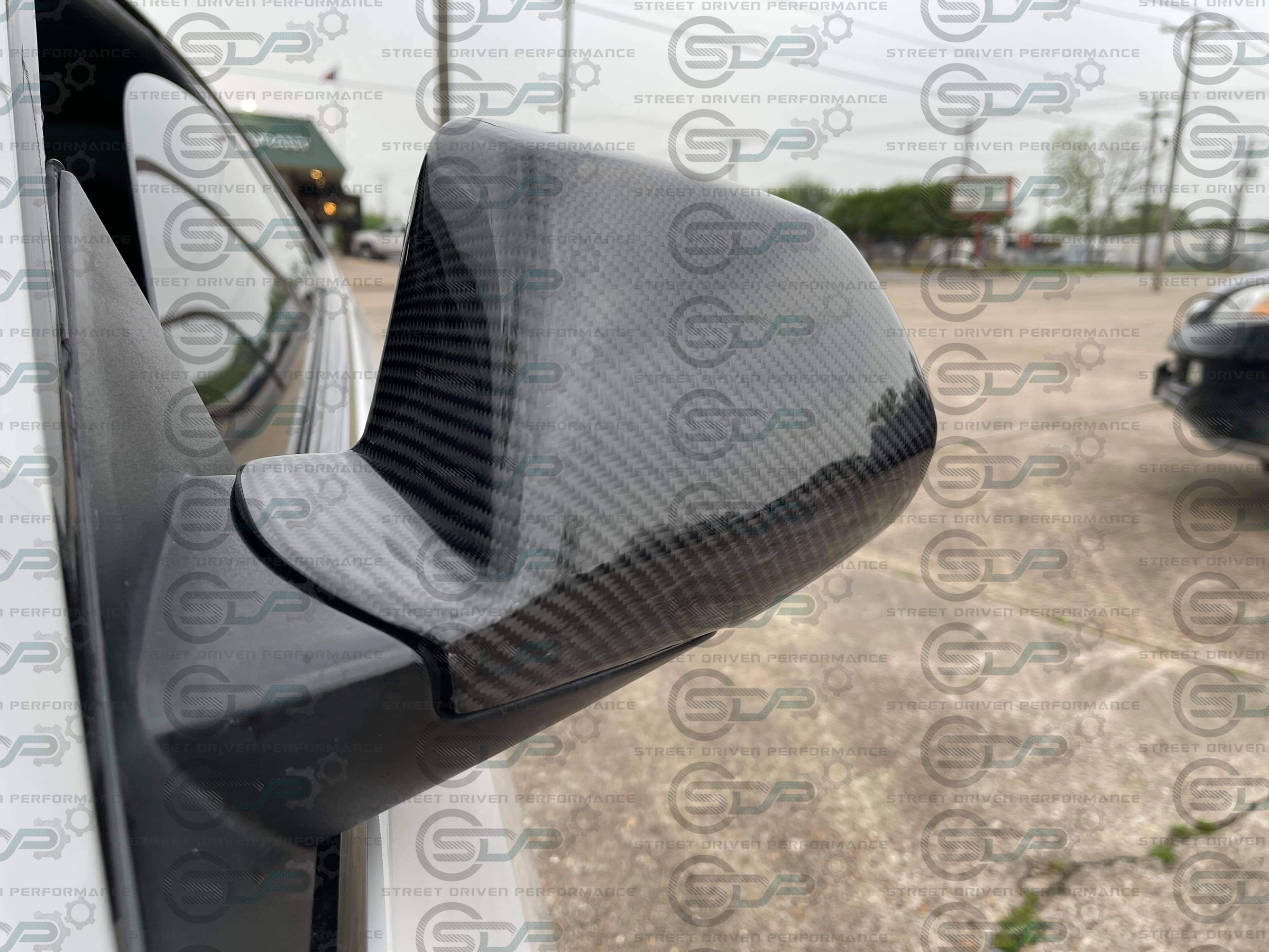 2009-2015 Cadillac CTS-V V2 | Carbon Fiber Side Mirror Cap Covers (Pair)