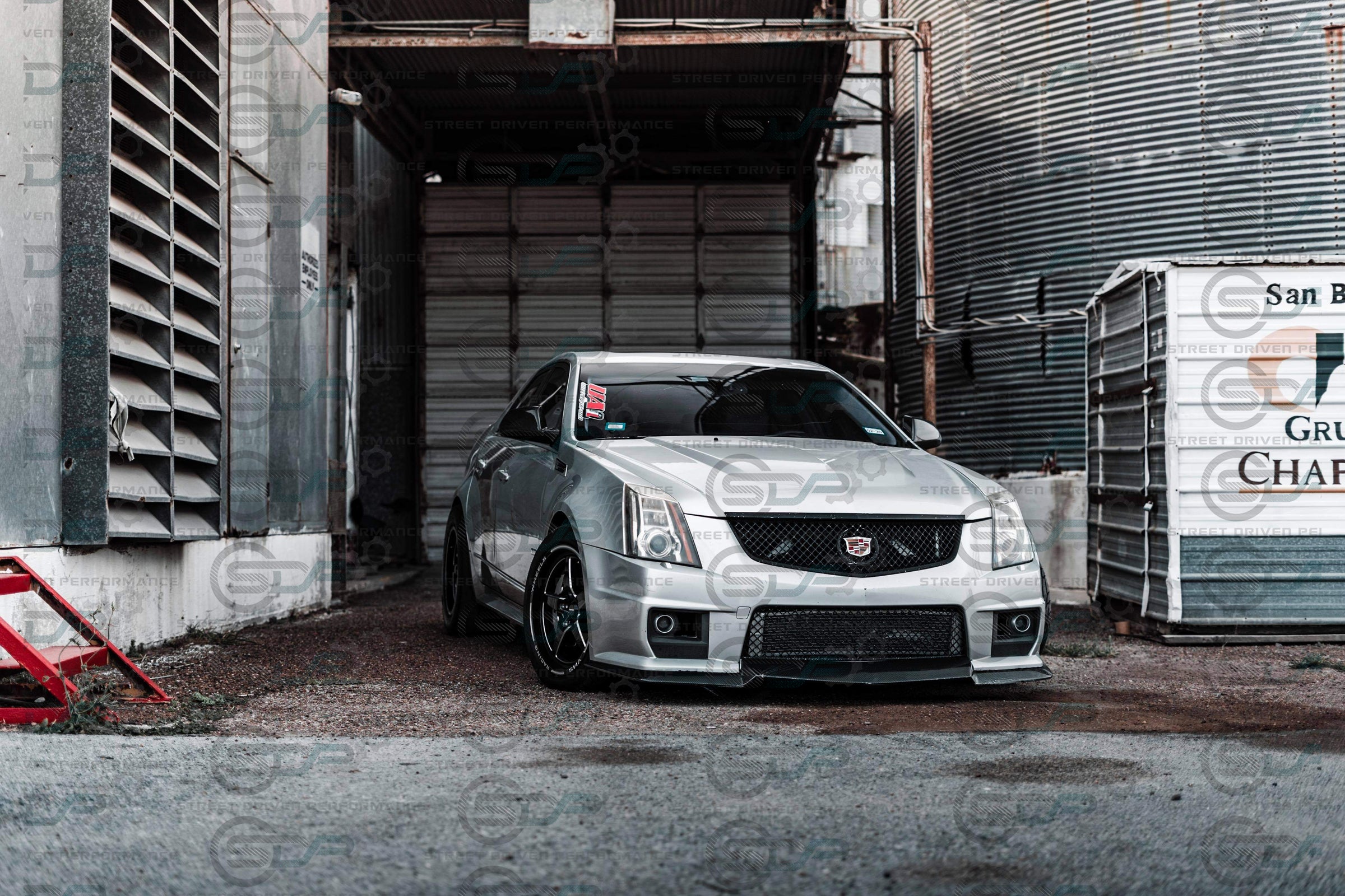 2009-2015 CTS-V V2 - Carbon Fiber "V3 style" front lip splitter ground effects