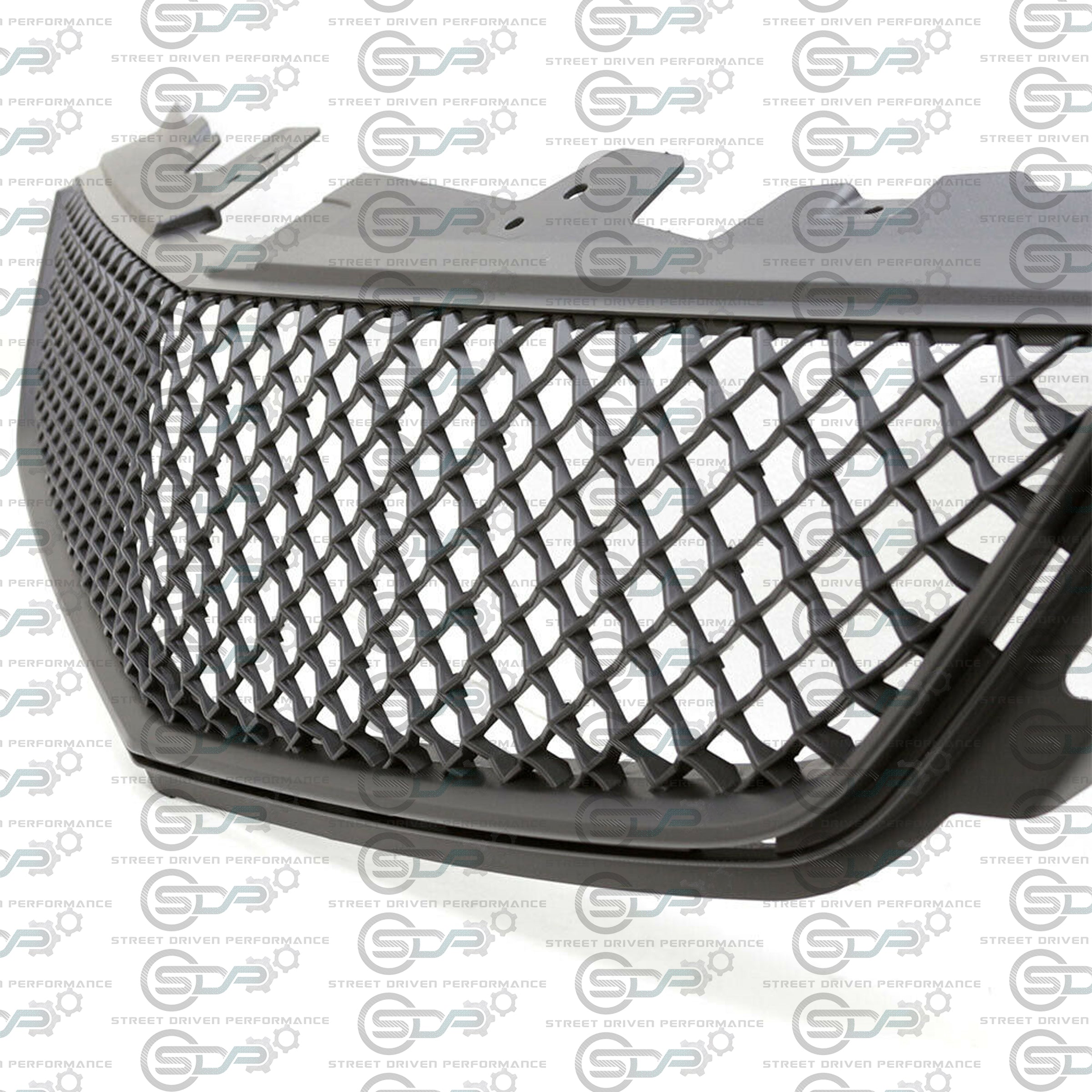 2009-2015 CTS-V V2 -  Black front grilles set (blank no emblem)